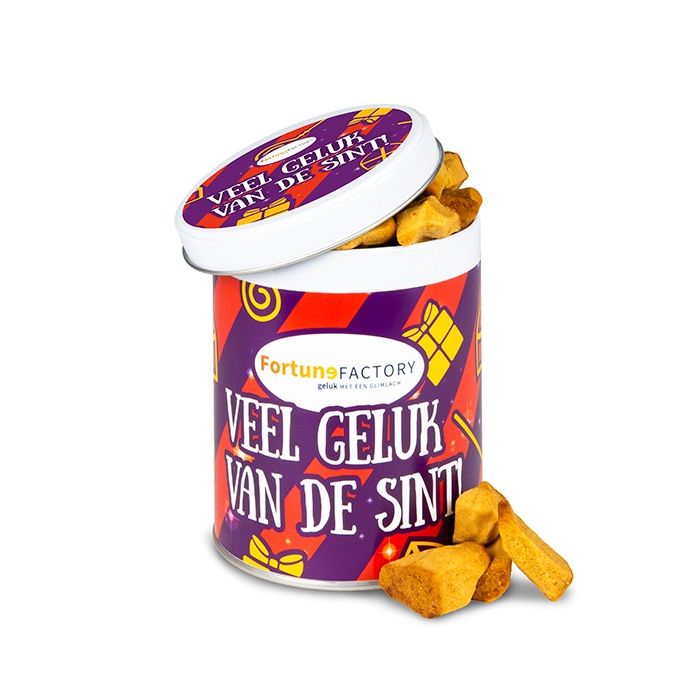 Blik 10 met pepernoten