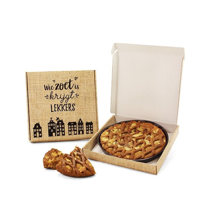 Taart in verzenddoos