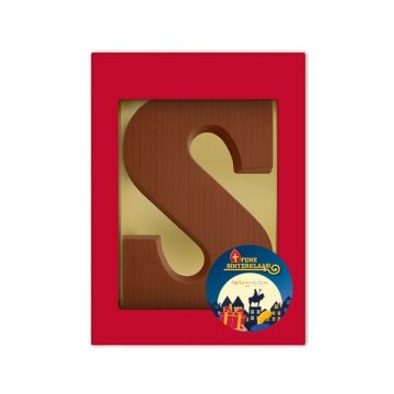 Suikerarme chocoladeletter S