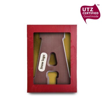 Chocoletter met logo 