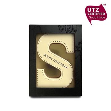 Chocoladeletter eigen ontwerp 