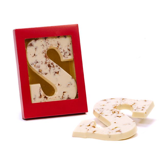 Witte Chocoladeletter S Cookie Fudge