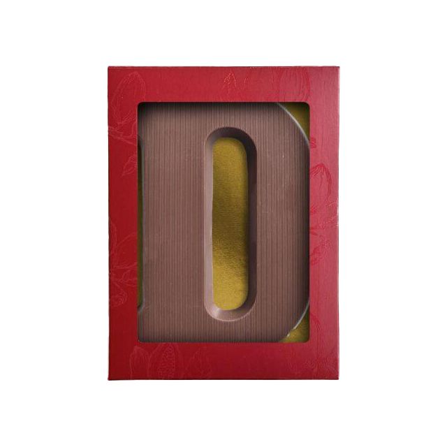 Chocoladeletter D - 200 gram
