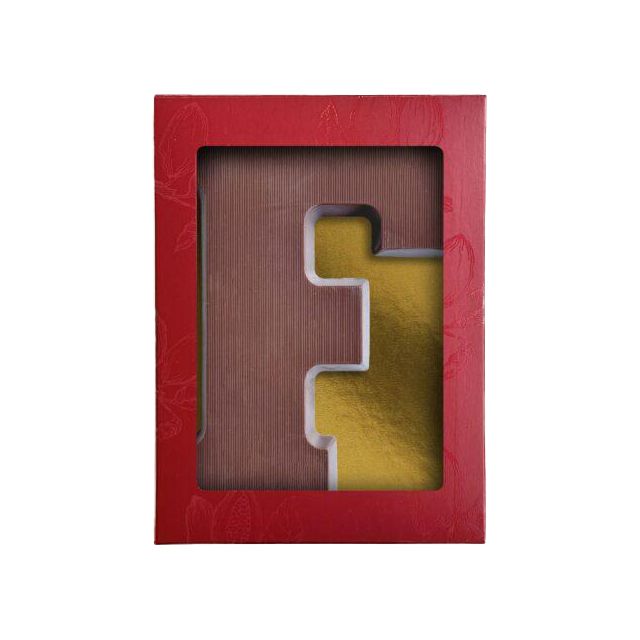 Chocoladeletter F - 200 gram