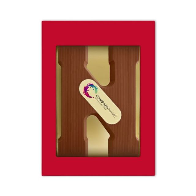 Chocoladeletter N met logo