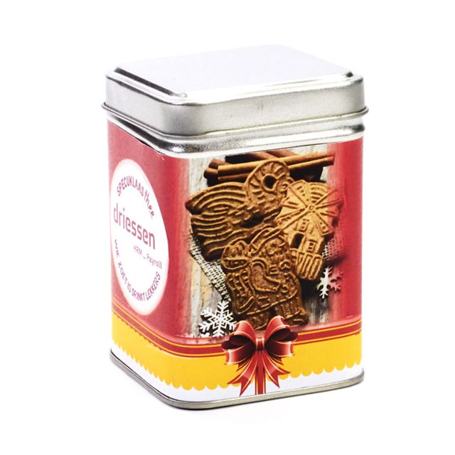 Stroopwafel- en SpecuKlaas thee in Blik - 50 gram