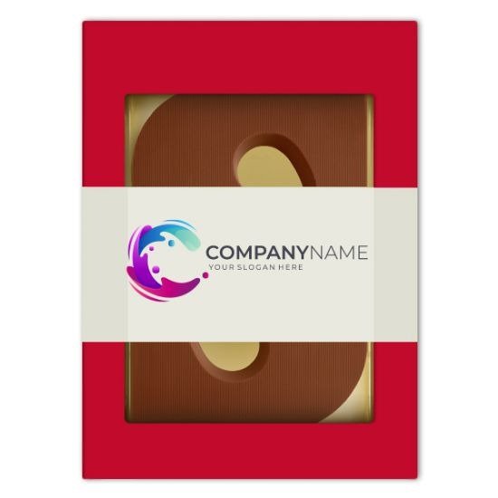 Chocoladeletter met logo F