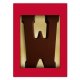 Chocoladeletter w - puur
