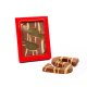Chocoladeletter marmer