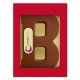 Chocoladeletter met logo B