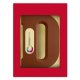 Chocoladeletter met logo D