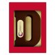 Chocoladeletter met logo D 2
