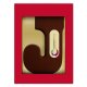 Chocoladeletter met logo j