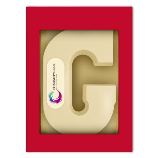 Chocoladeletter met logo G