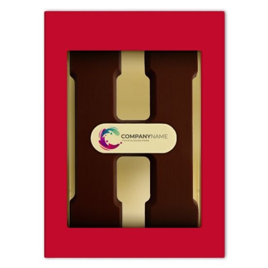 Chocoladeletter met logo H