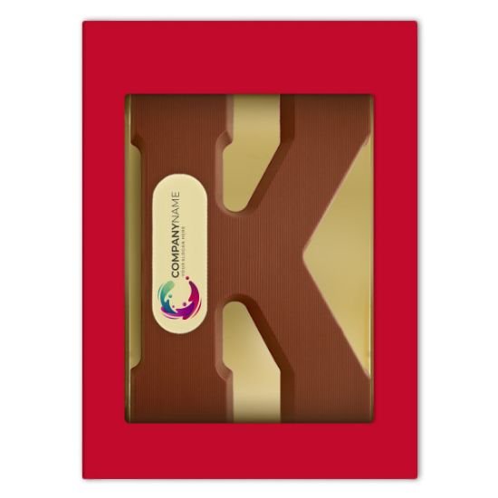 Chocoladeletter met logo k