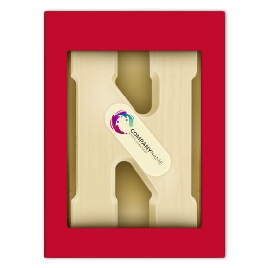 Chocoladeletter met logo N