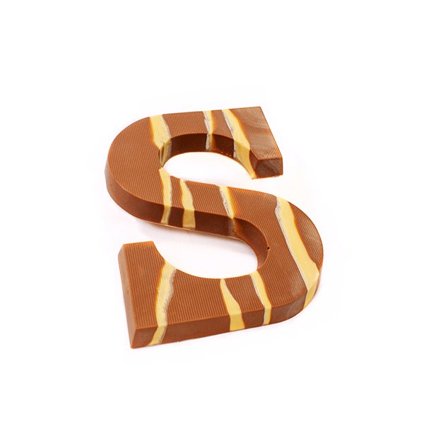 marmeren chocoladeletter