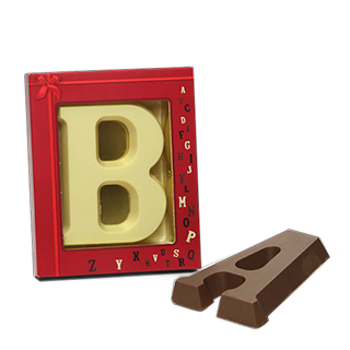 Kleine chocoladeletters