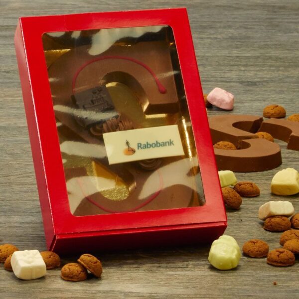 Chocoladeletters als zakelijk geschenk