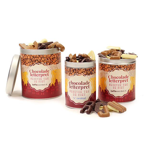 Chocoladeletters strooigoed